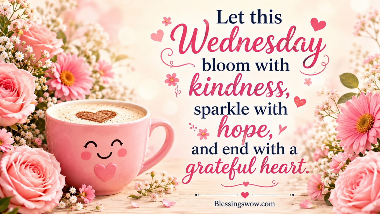 Cute Wednesday Blessings, Quotes, and Prayers to Make Your Day Easier